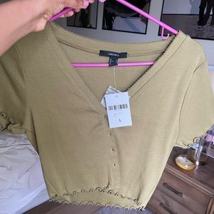 Forever 21 cropped sweater